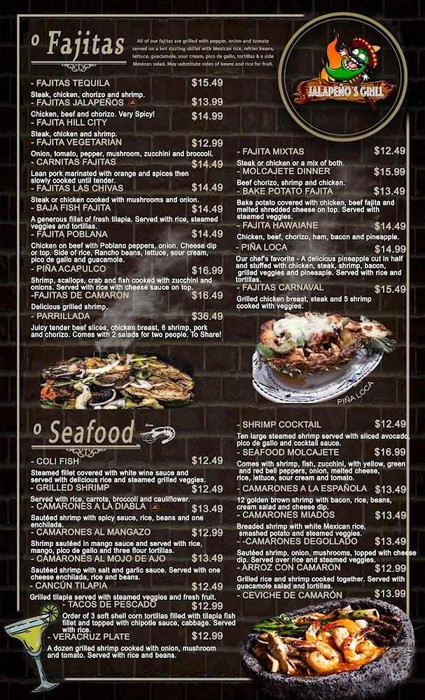 Jalapeno's Grill Menu image 3