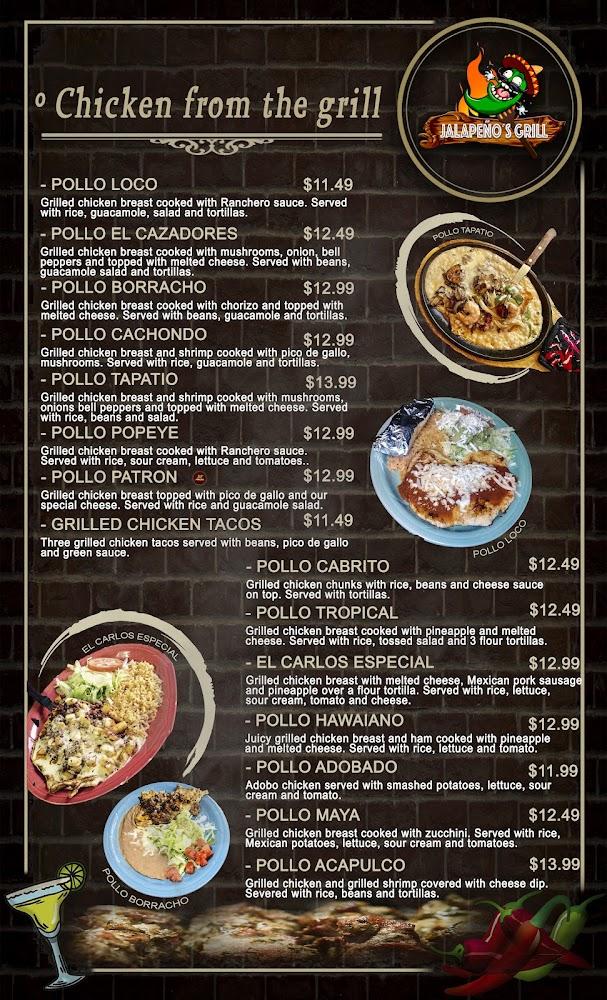 Jalapeno's Grill Menu image 4